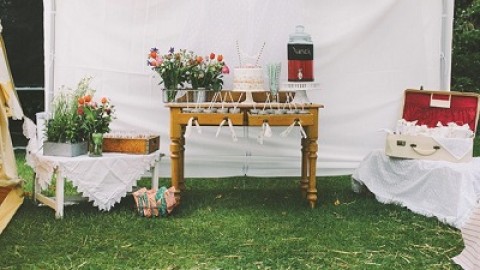 Рустиковый девичник в палатках, идея для проводения  на природе предсвадебной вечеринке невесты