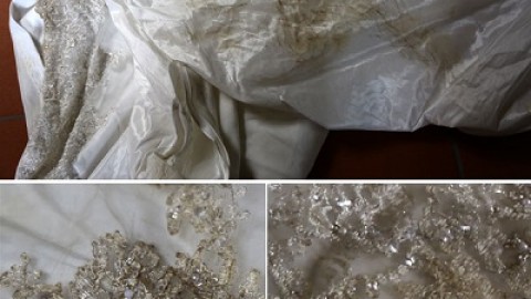 Как отстирать свадебное платье в домашних условиях для последующей продажи