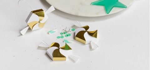 Бонбоньерки на свадьбу в виде конфеток, бесплатный шаблон макета для скачивания